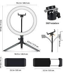 KSIX GlowPro 20cm Ring Light Kit β Perfect for Flawless Content Creation!