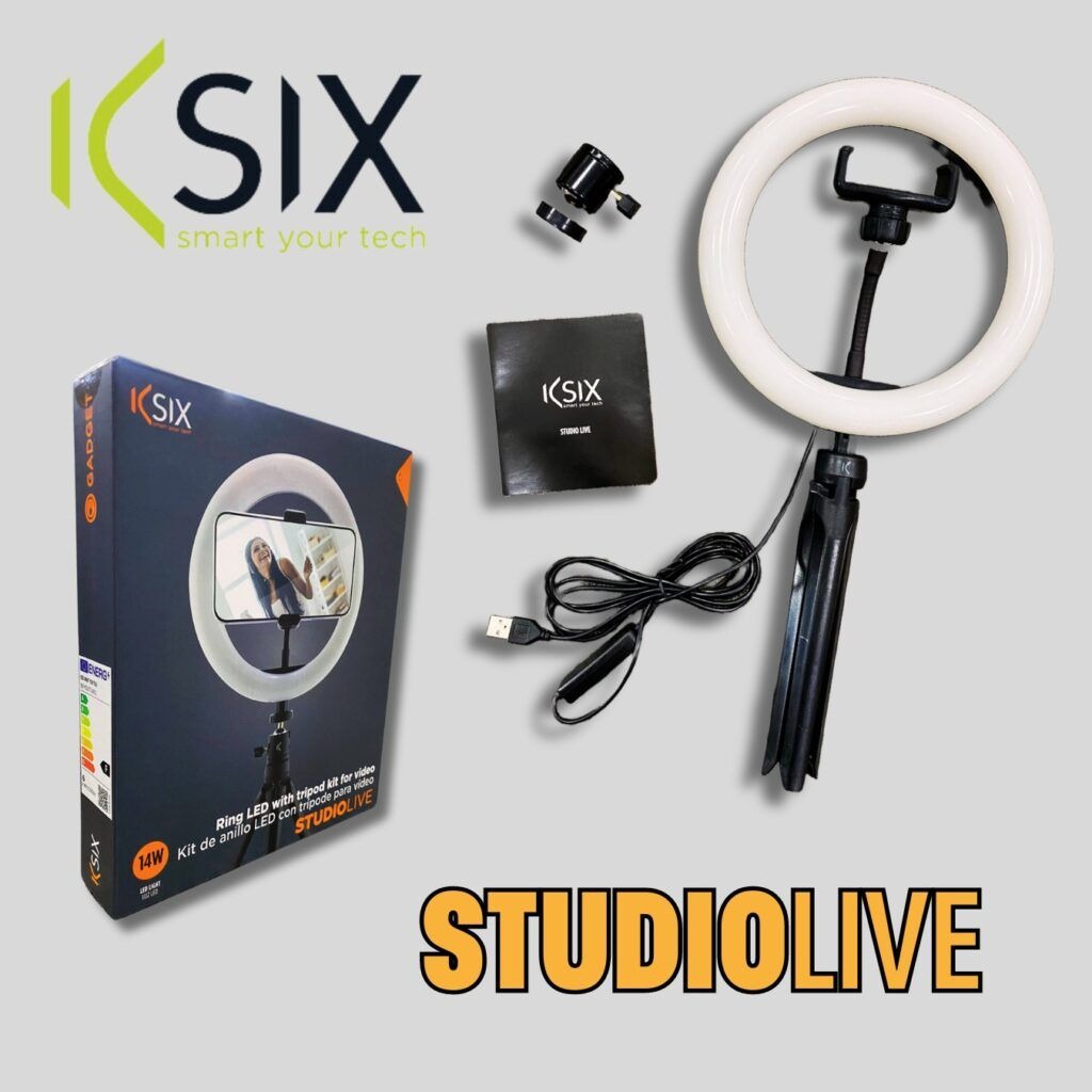 KSIX GlowPro 20cm Ring Light Kit β Perfect for Flawless Content Creation!