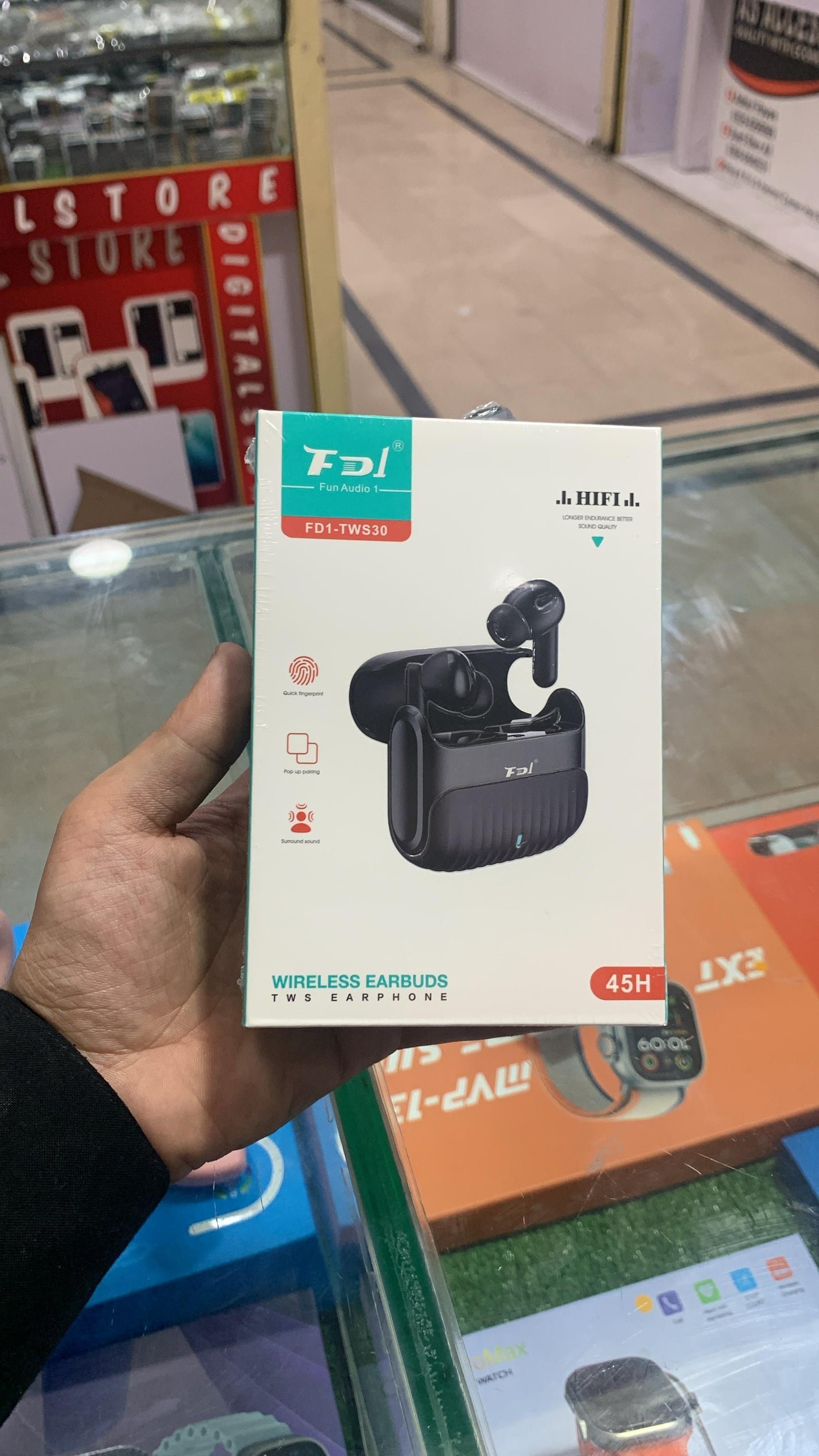 FDI Wireless Earbuds 45 Hours Lasting