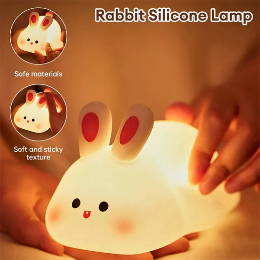 Cute Animal LED Night Light – USB Rechargeable