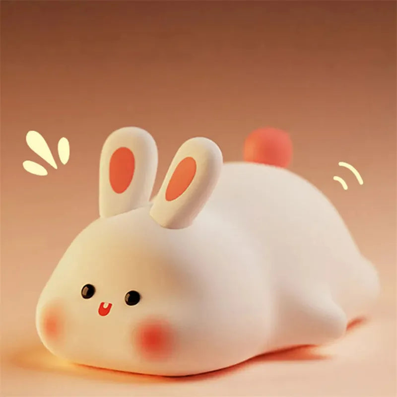 Cute Animal LED Night Light – USB Rechargeable