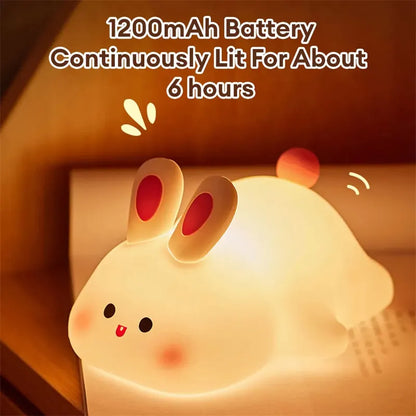 Cute Animal LED Night Light – USB Rechargeable