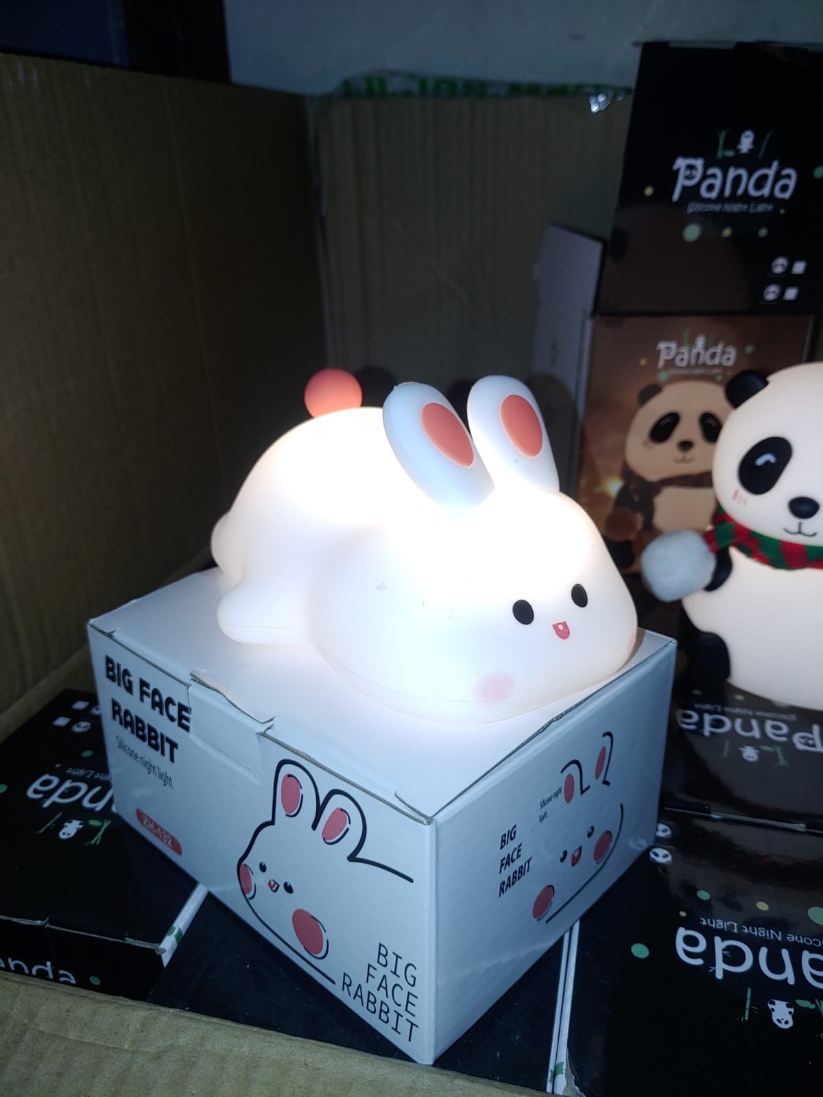 Cute Animal LED Night Light – USB Rechargeable
