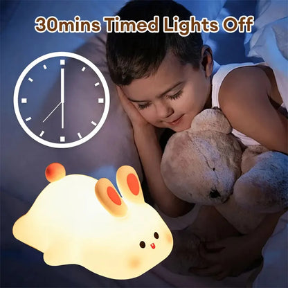 Cute Animal LED Night Light – USB Rechargeable