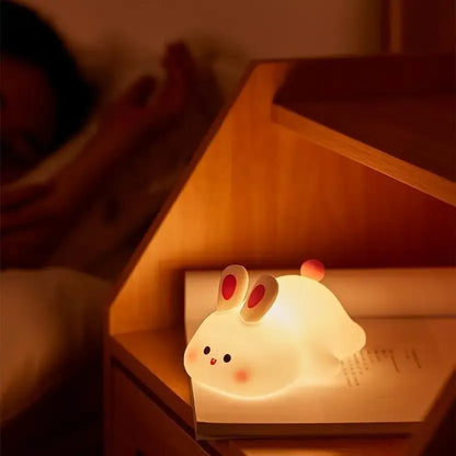 Cute Animal LED Night Light – USB Rechargeable