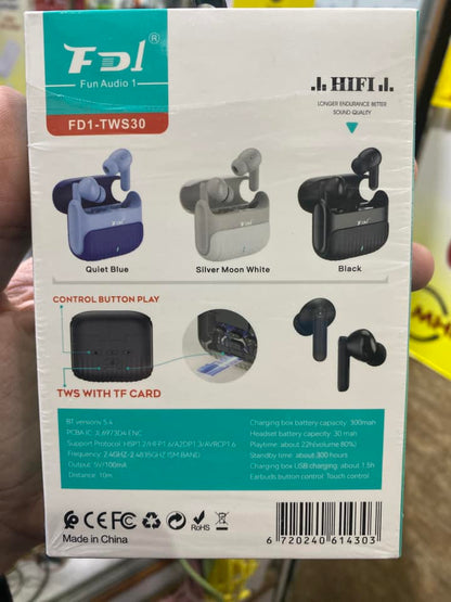 FDI Wireless Earbuds 45 Hours Lasting